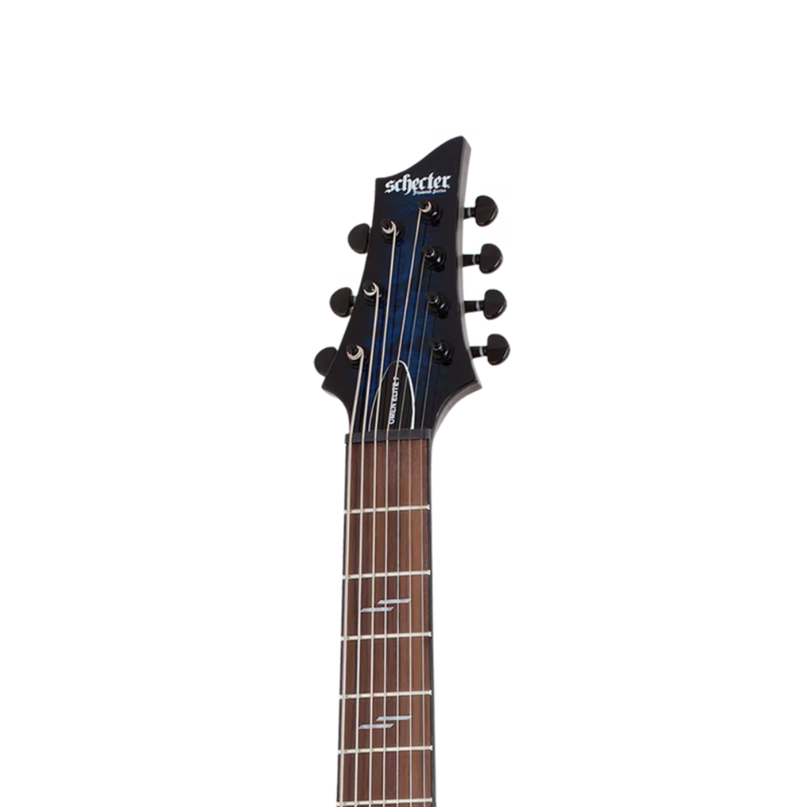Schecter Omen Elite-7 7-String Electric Guitar - See Thru Blue Burst