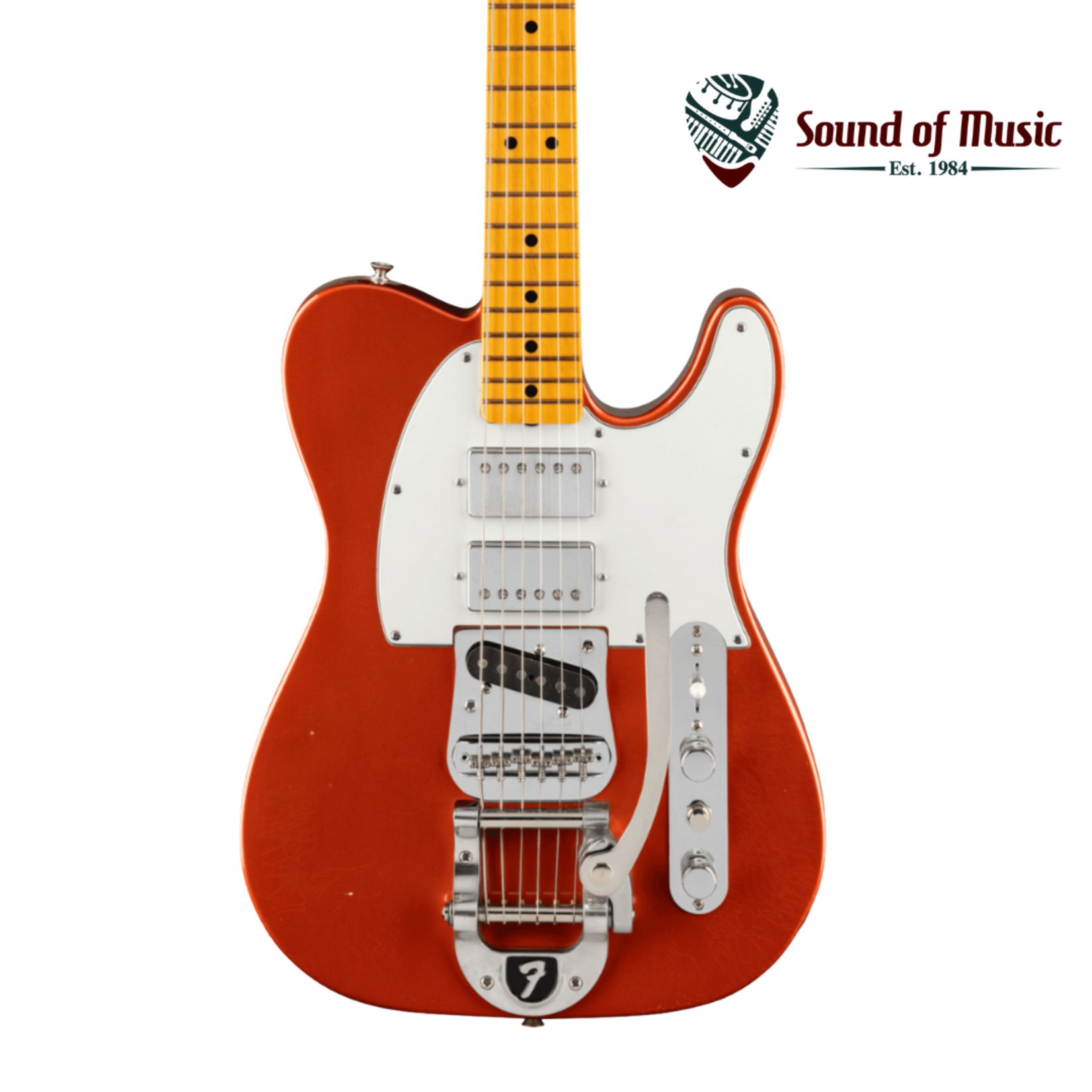 Fender Stories Collection Mike Campbell Red Dog Telecaster W/Case - Red Dog Red