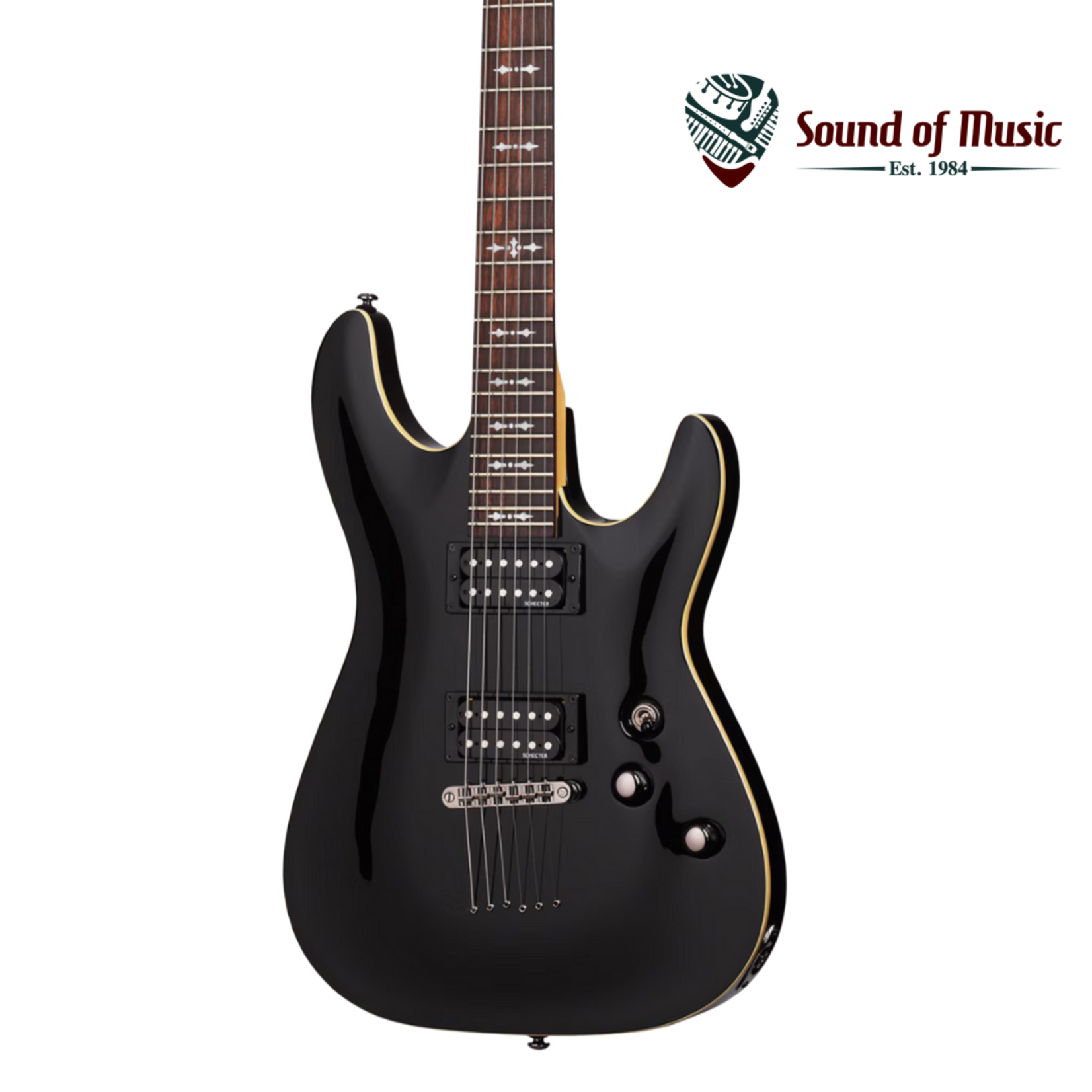 Schecter Omen-6 Electric Guitar - Gloss Black