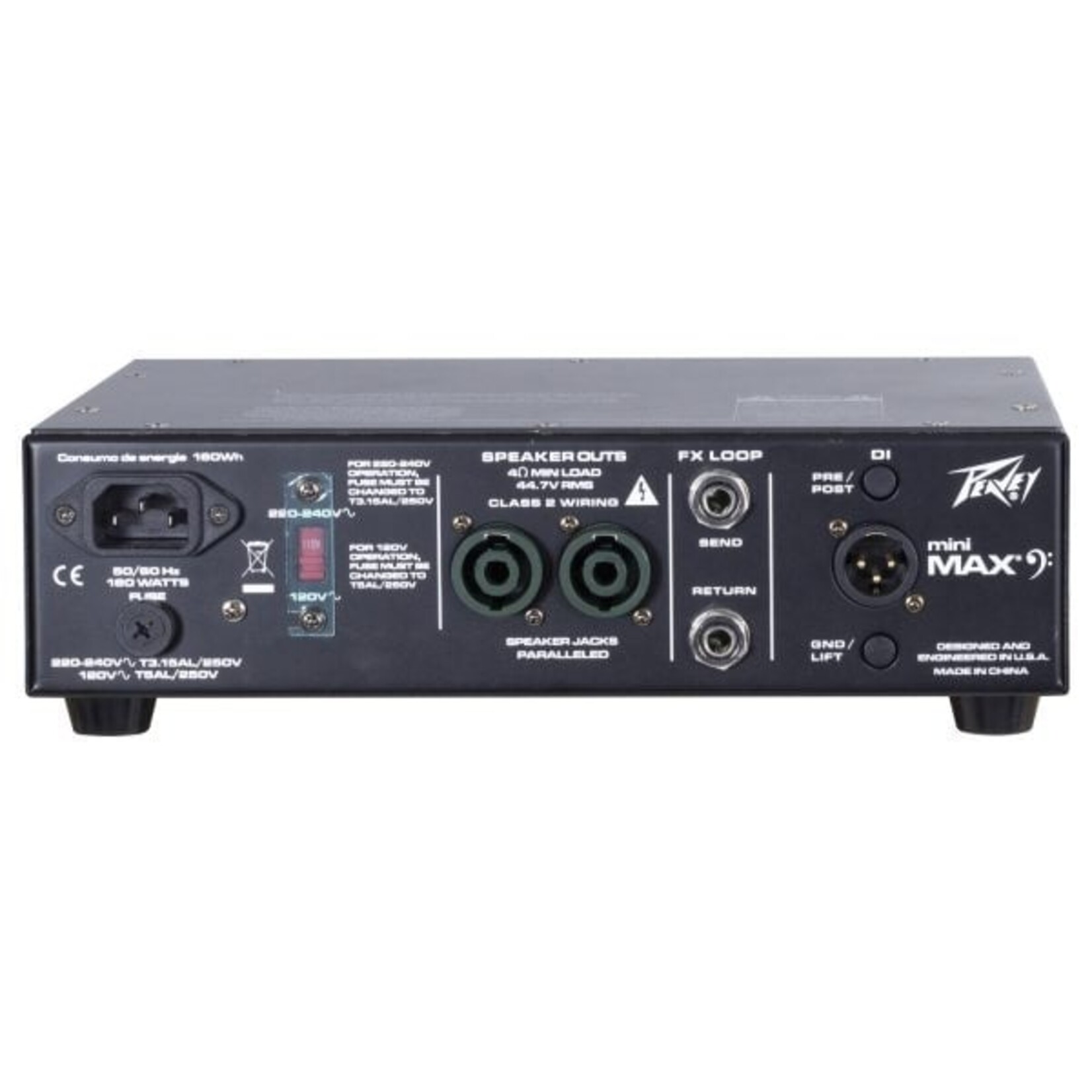 Peavey MiniMAX® 600-Watt Mini Bass Amp Head