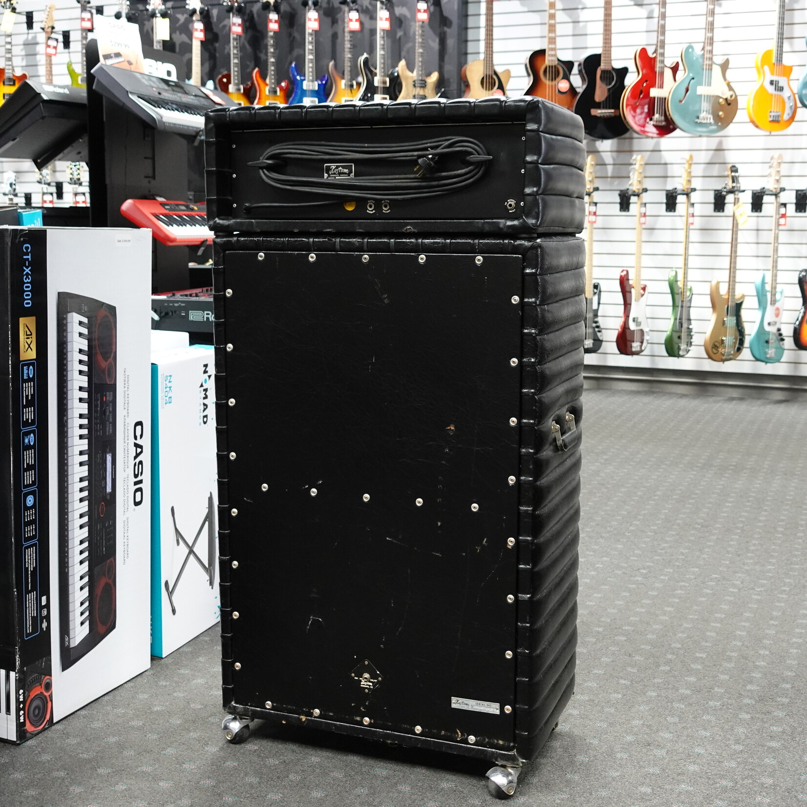 Vintage 70's Kustom 250 Bass Head and Cab - (Used)