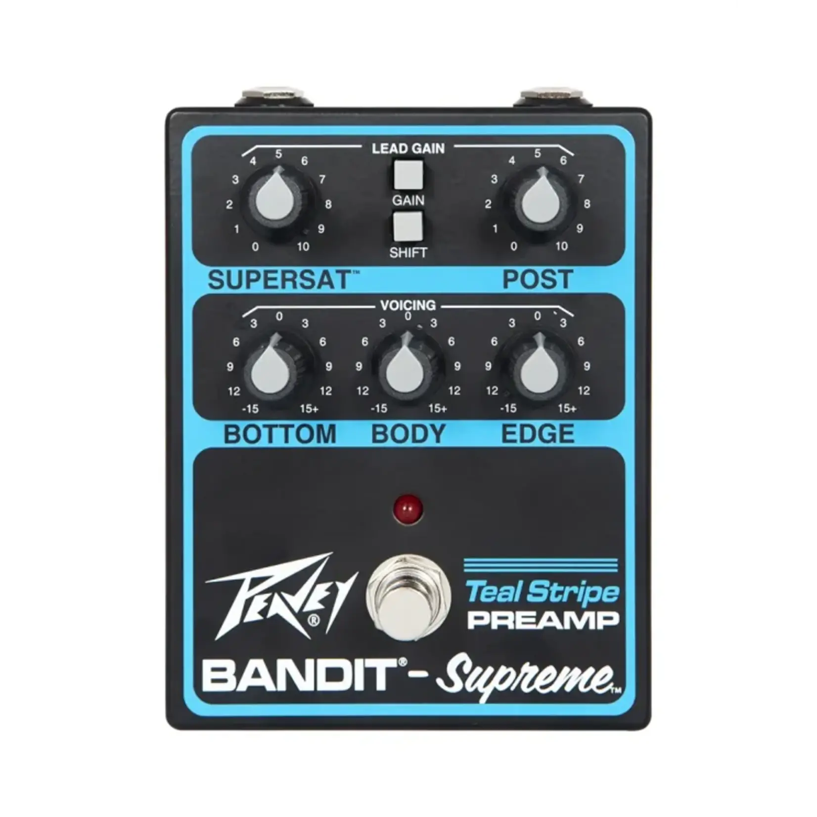 Peavey Bandit® Supreme Teal Stripe Preamp Pedal