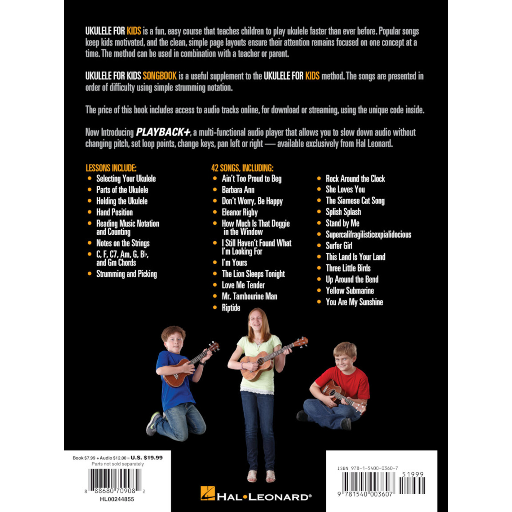 Hal Leonard Ukulele For Kids Method and Song Book