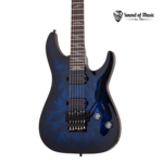 Schecter Omen Elite-6 FR Electric Guitar - See Thru Blue Burst