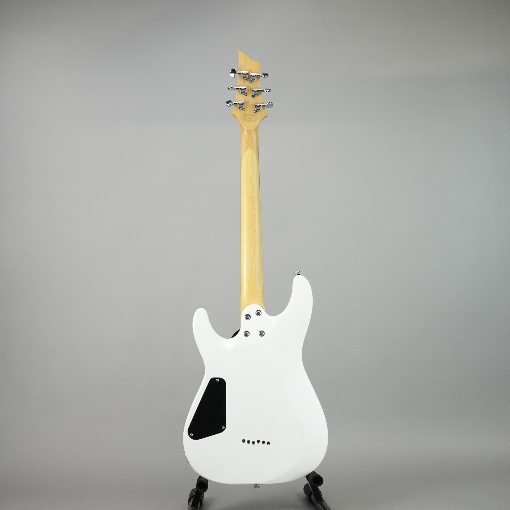 Schecter C-6 Deluxe Electric Guitar - Satin White (Used)