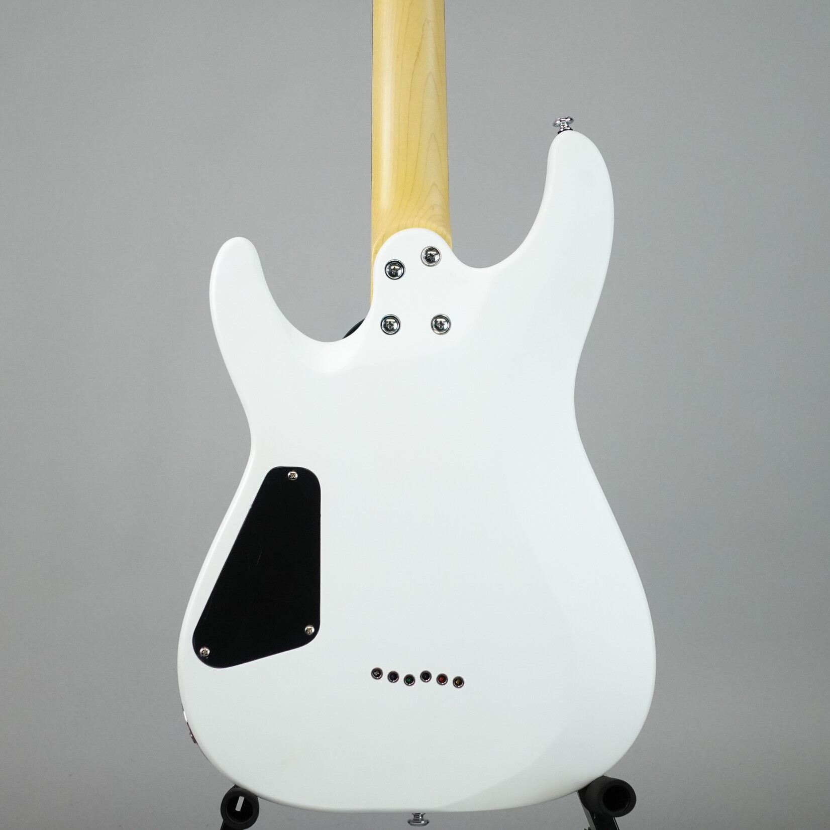 Schecter C-6 Deluxe Electric Guitar - Satin White (Used)