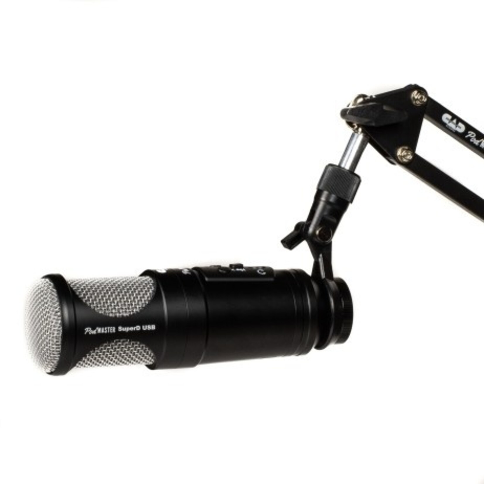 CAD Audio SUPERD-USB PodMaster SuperD USB Dynamic Mic w/Desktop Boom Stand