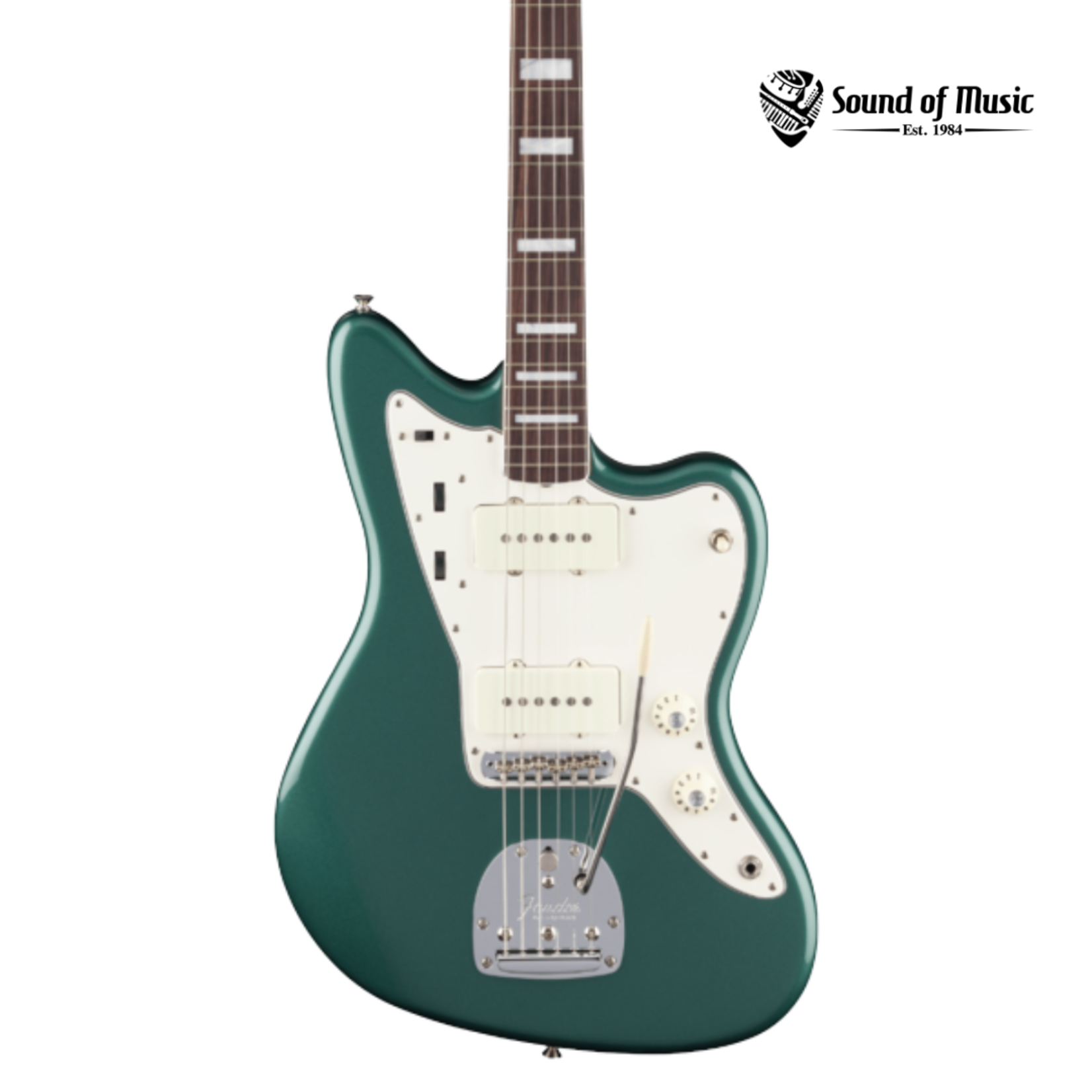 Fender American Vintage II 1966 Jazzmaster, Rosewood Fingerboard W/Case - Sherwood Green Metallic