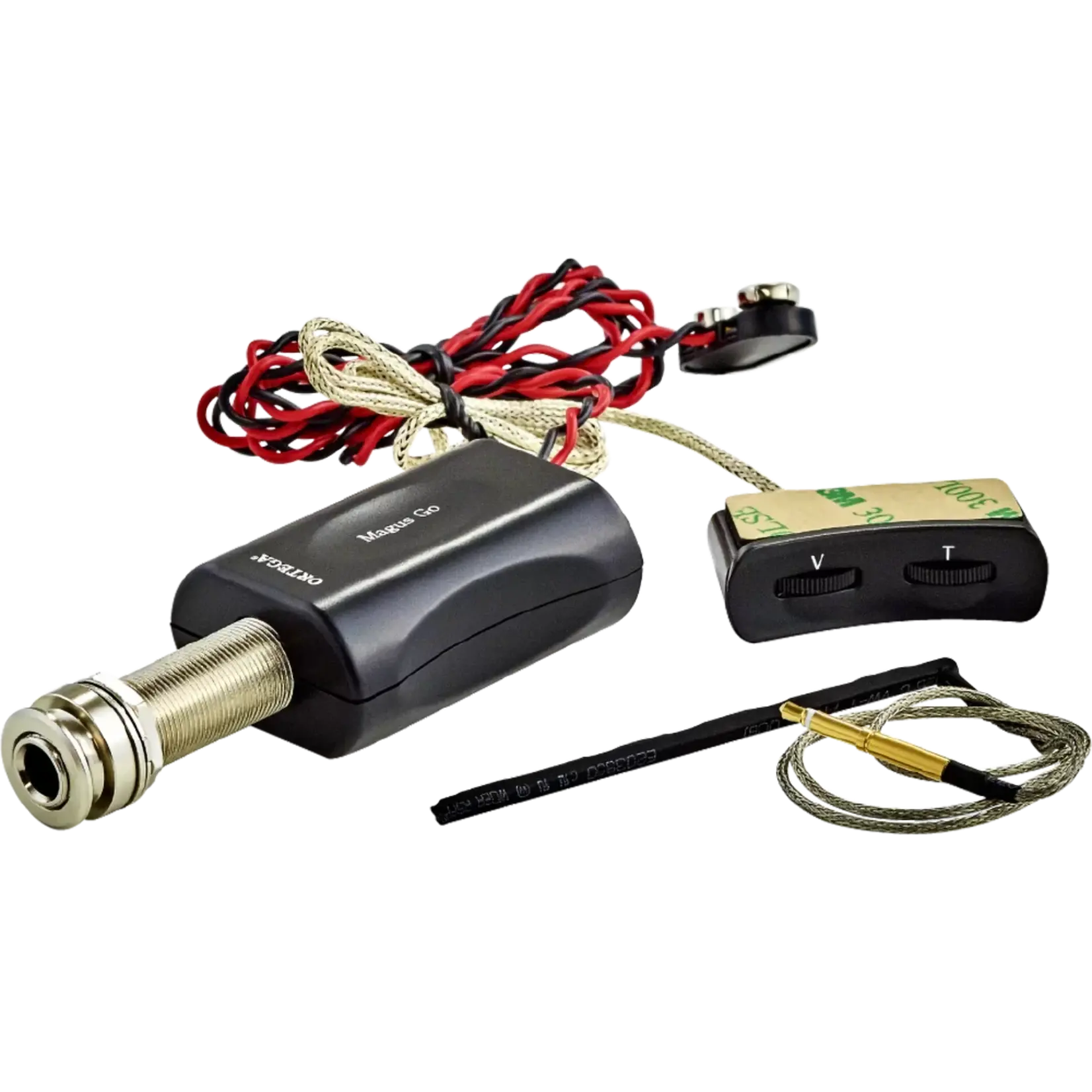 Ortega Guitars MagusGo Acoustic & Nylon String Guitar Systems Piezo Guitar Preamp System