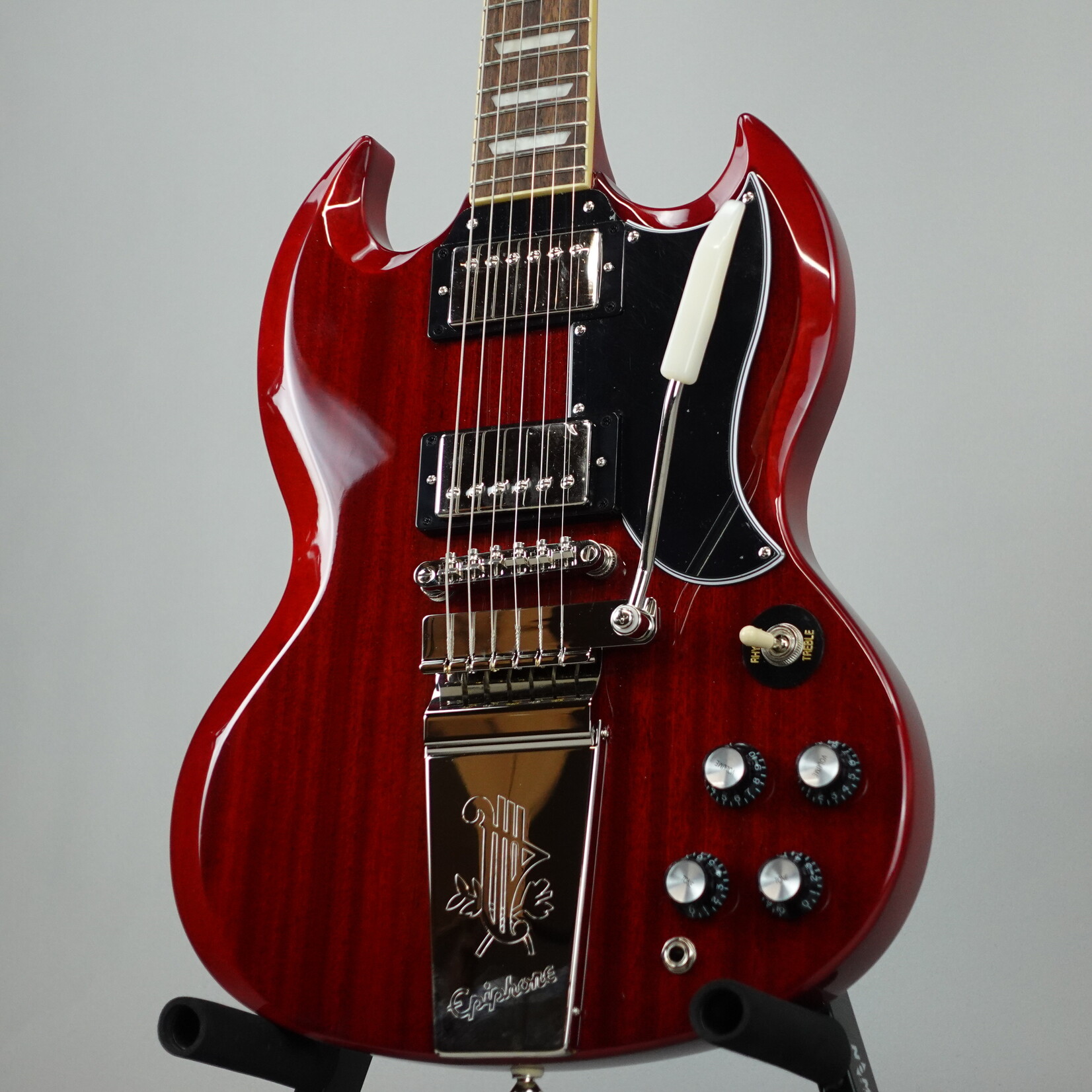 Epiphone SG Standard 60s Maestro Vibrola - Vintage Cherry (Used)