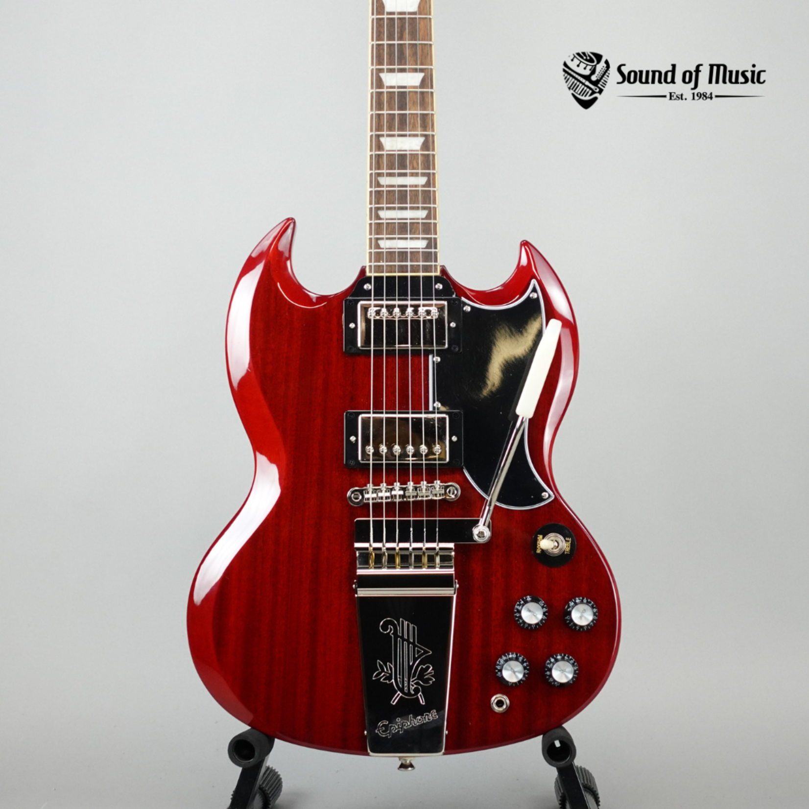 Epiphone SG Standard 60s Maestro Vibrola - Vintage Cherry (Used)