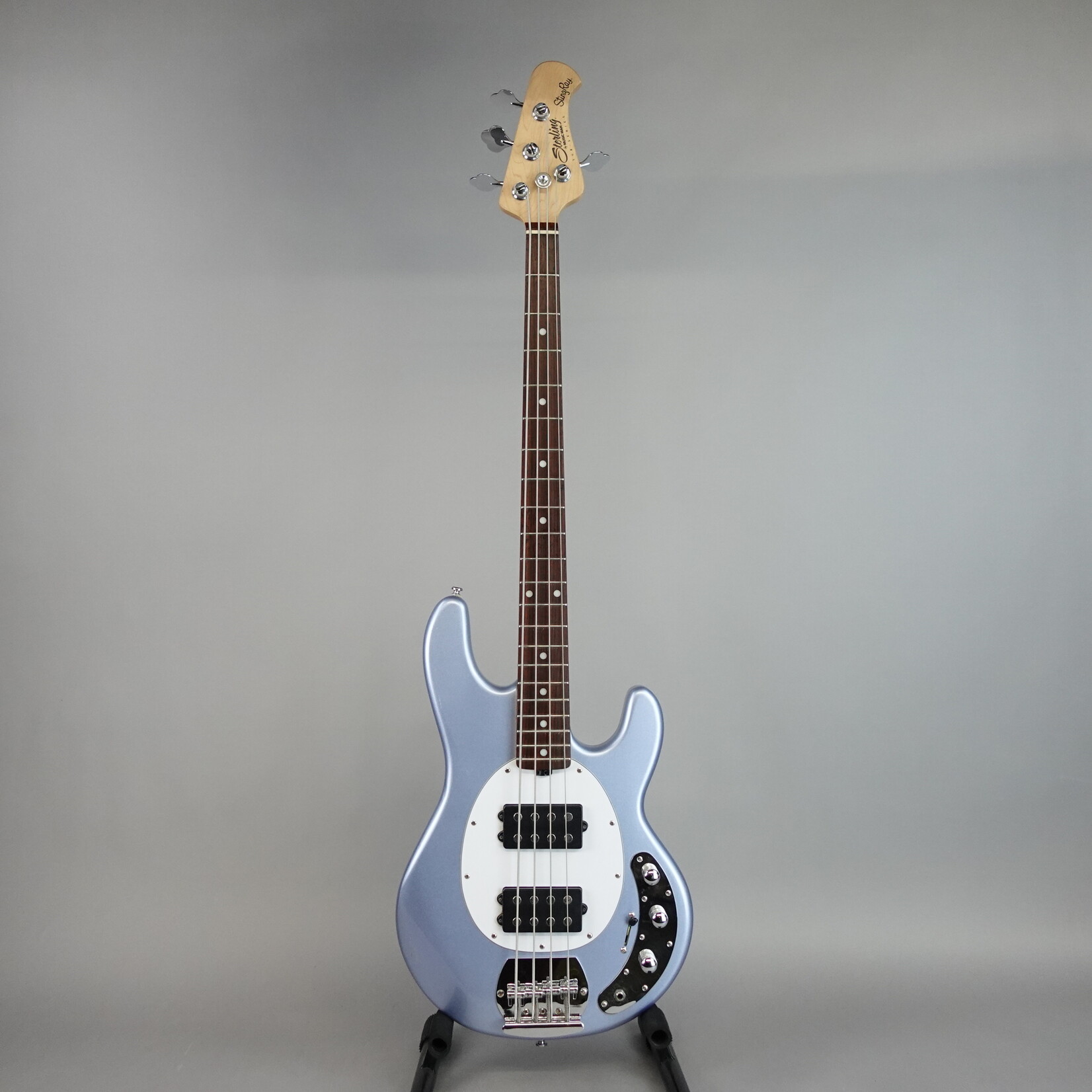 Sterling by Music Man RAY4HH SUB Series StingRay Bass Guitar - Lake Blue Metallic (Used)