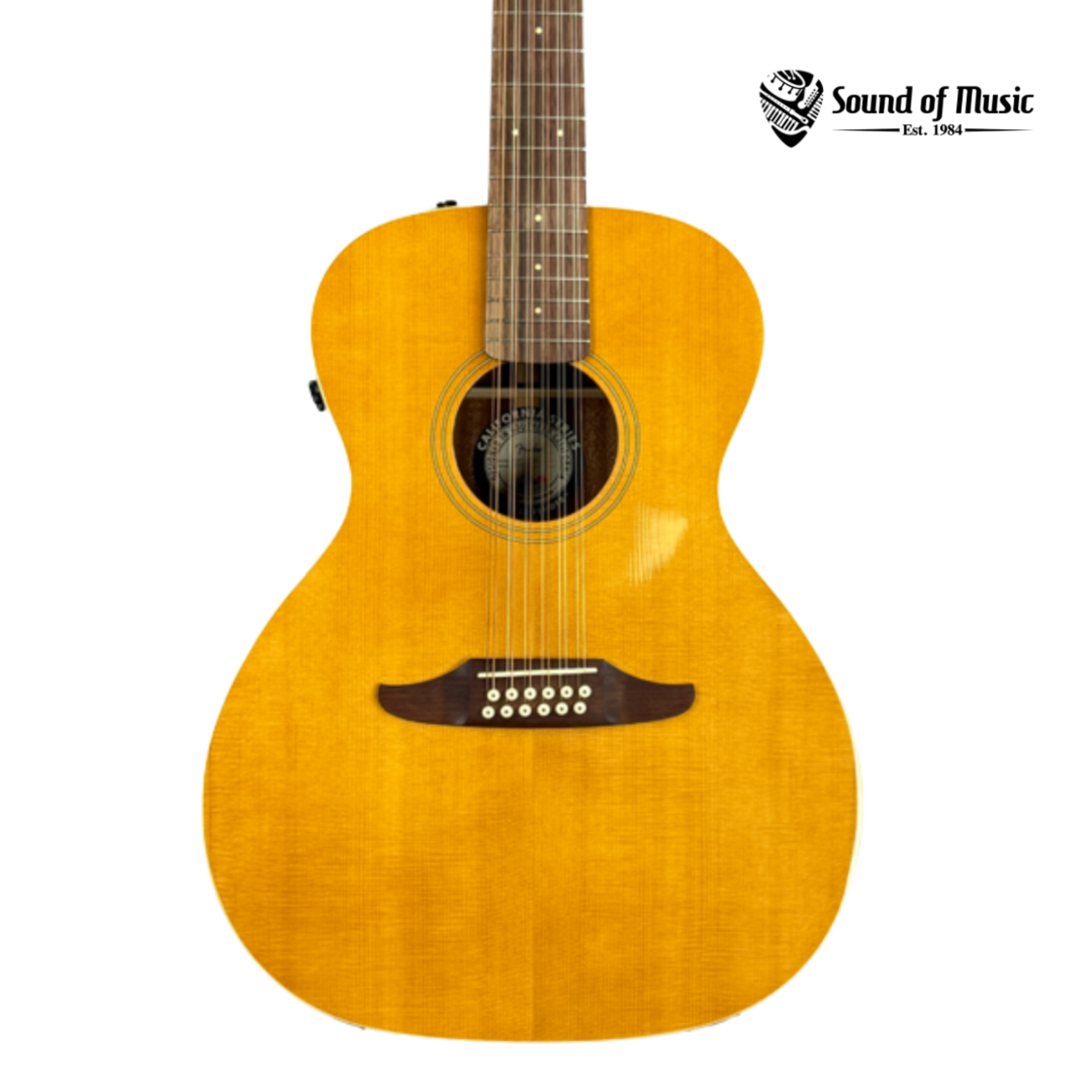 Fender Villager™ 12-String, Walnut Fingerboard, Tortoiseshell Pickguard W/Gig Bag - Aged Natural