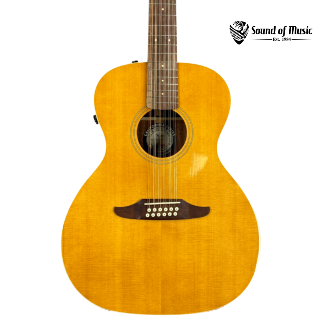 Fender Villager™ 12-String, Walnut Fingerboard, Tortoiseshell Pickguard W/Gig Bag - Aged Natural