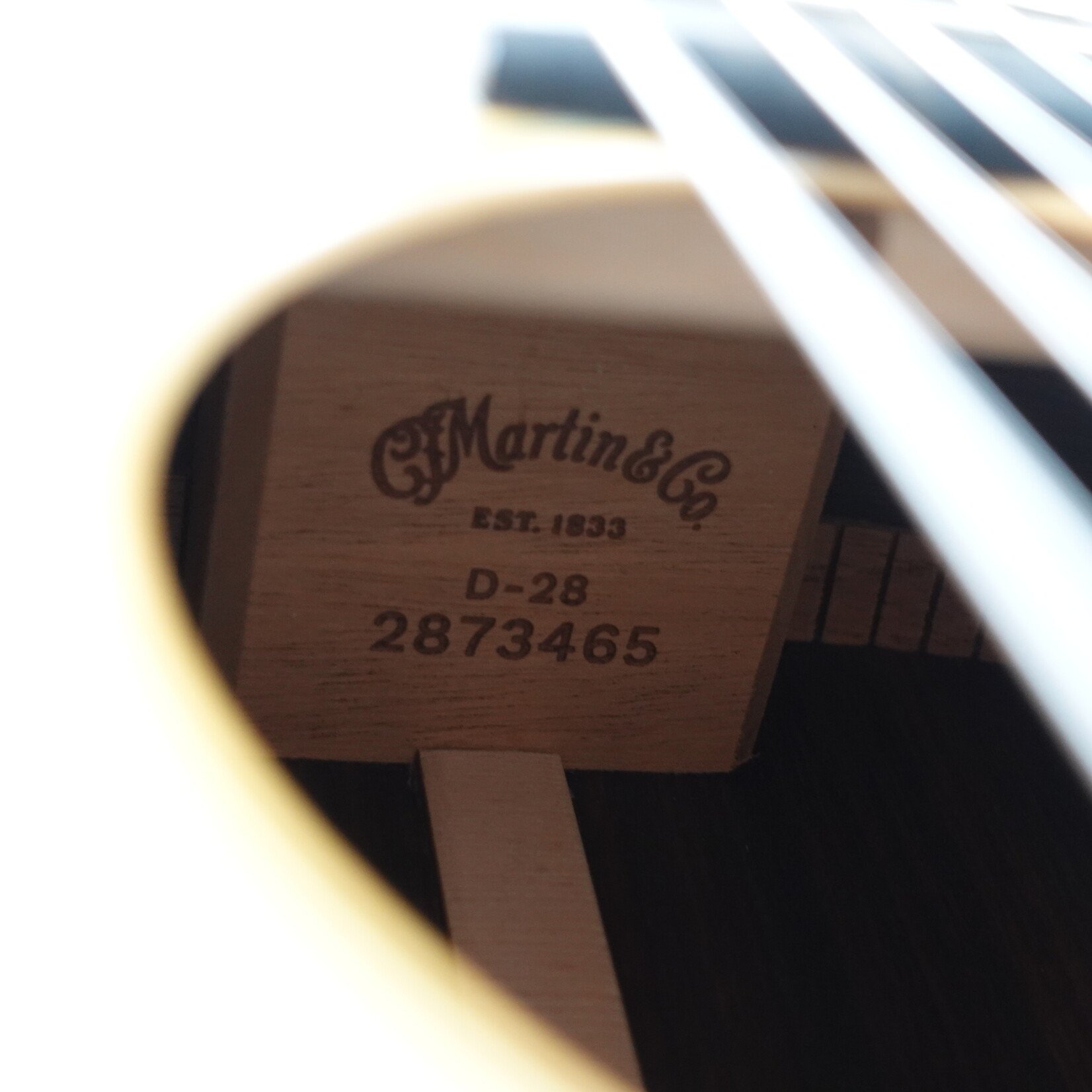 Martin D-28 Satin Acoustic Guitar W/Hardshell Case - Satin Natural (Used)
