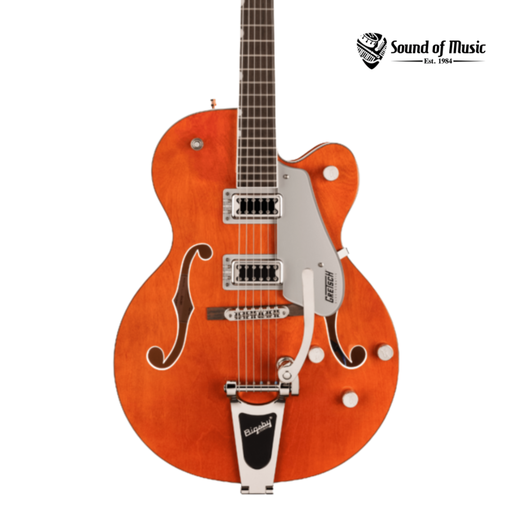 Gretsch G5420T Electromatic Classic Hollow Body Single-Cut with Bigsby, Laurel Fingerboard - Orange Stain