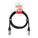 Gator Gator Cableworks Backline Series Microphone Cable - 3 Ft