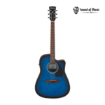 IBANEZ Ibanez PF50CE Acoustic-Electric Guitar - Open-Pore Trans Blue Sunburst