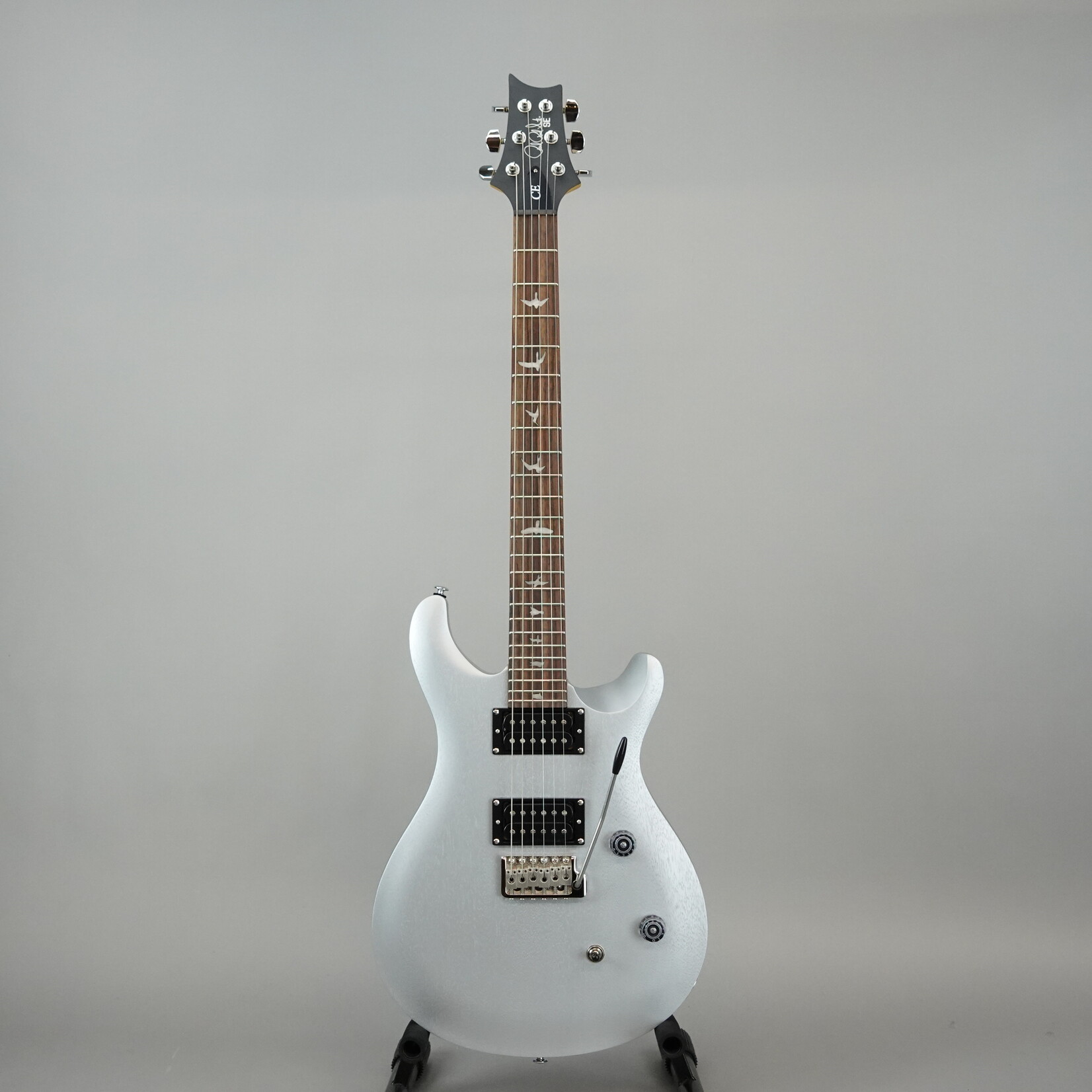 PRS SE CE 24 Standard Satin Electric Guitar W/Gig Bag - Metallic Silver Satin