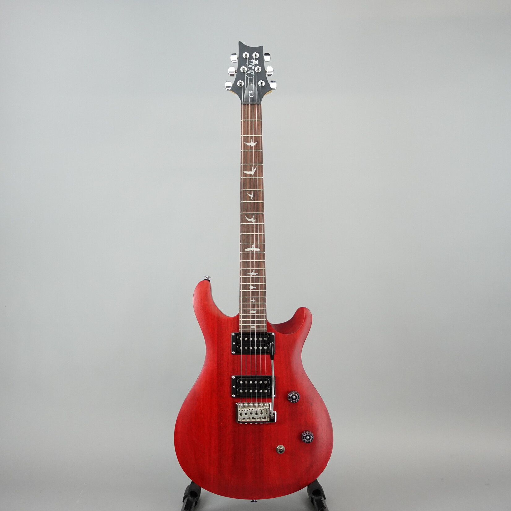 PRS SE CE 24 Standard Satin Electric Guitar W/Gig Bag - Vintage Cherry Satin