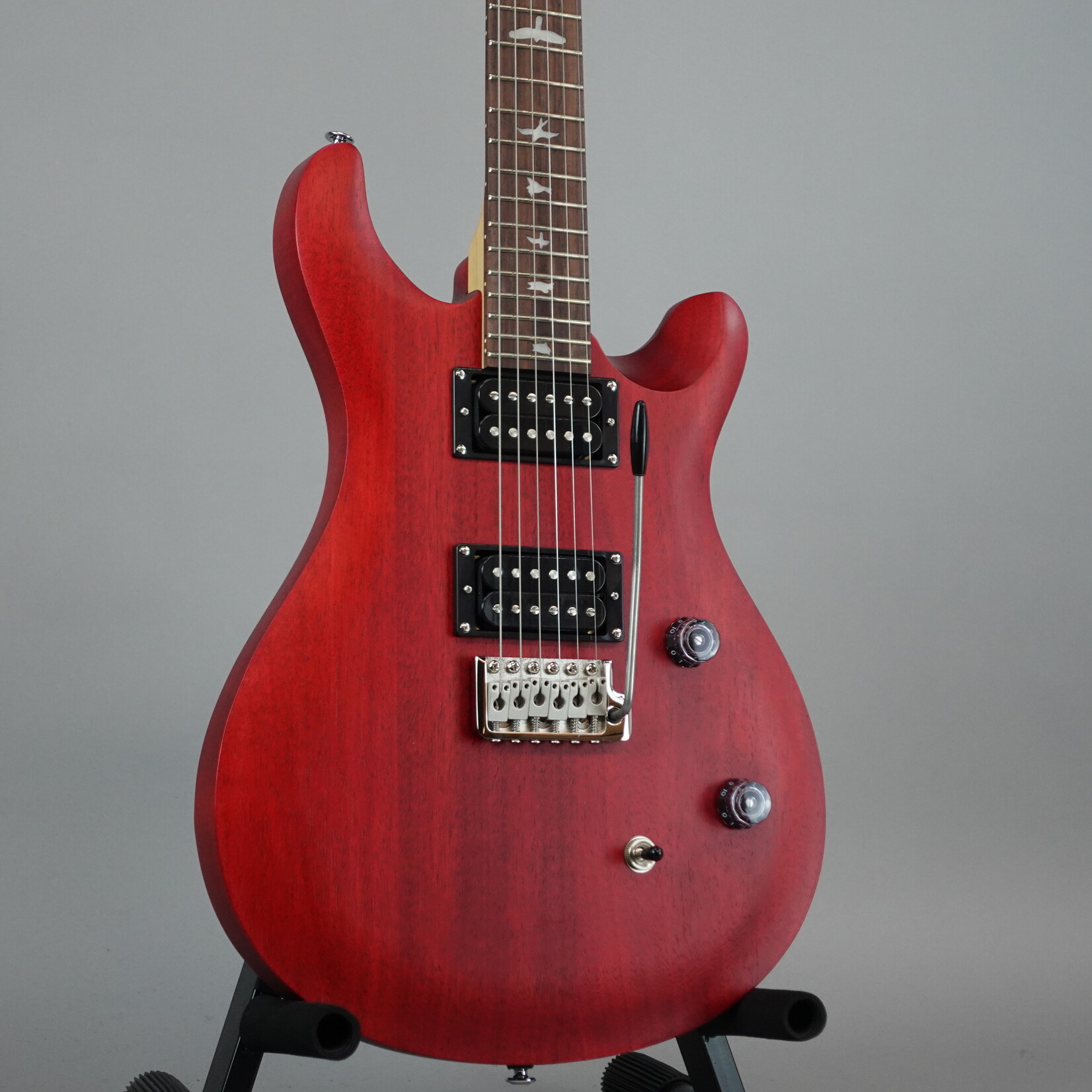 PRS SE CE 24 Standard Satin Electric Guitar W/Gig Bag - Vintage Cherry Satin