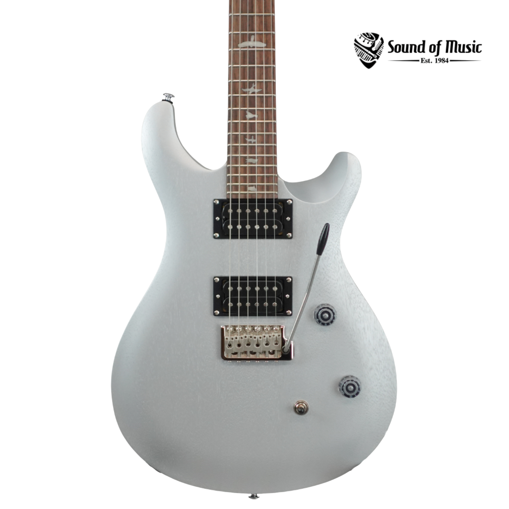 PRS SE CE 24 Standard Satin Electric Guitar W/Gig Bag - Metallic Silver Satin