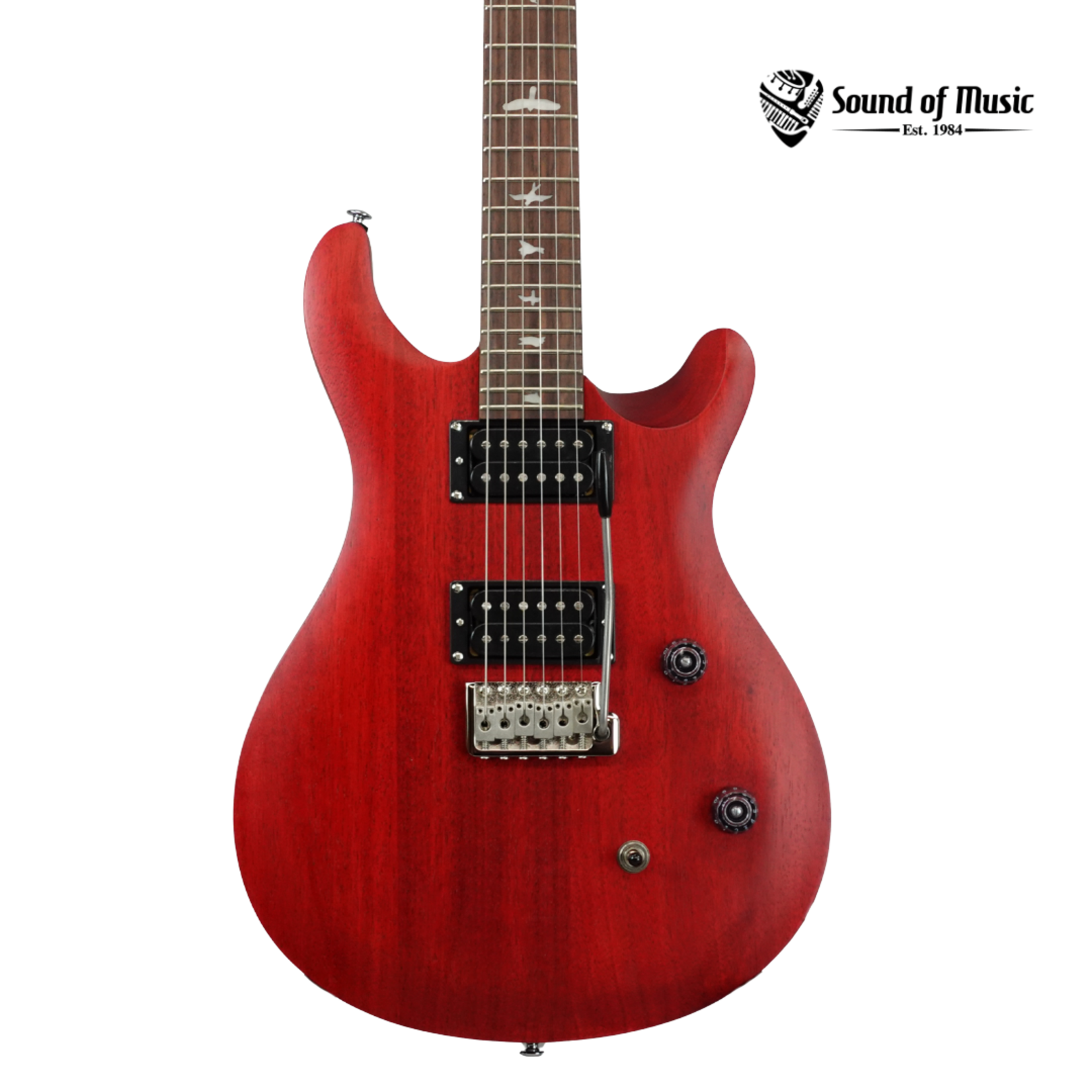 PRS SE CE 24 Standard Satin Electric Guitar W/Gig Bag - Vintage Cherry Satin