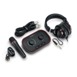FOCUSRITE Focusrite Vocaster One Studio USB-C Podcasting Audio Interface Bundle