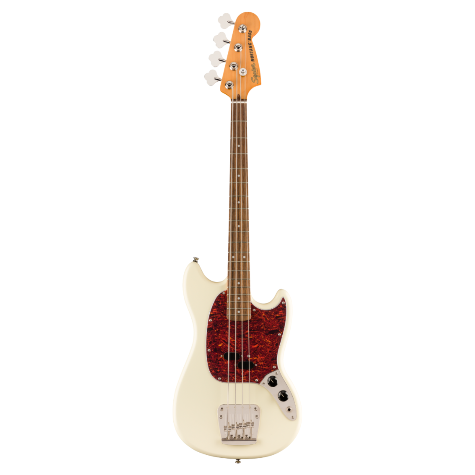 Squier Classic Vibe '60s Mustang Bass, Laurel Fingerboard - Olympic White