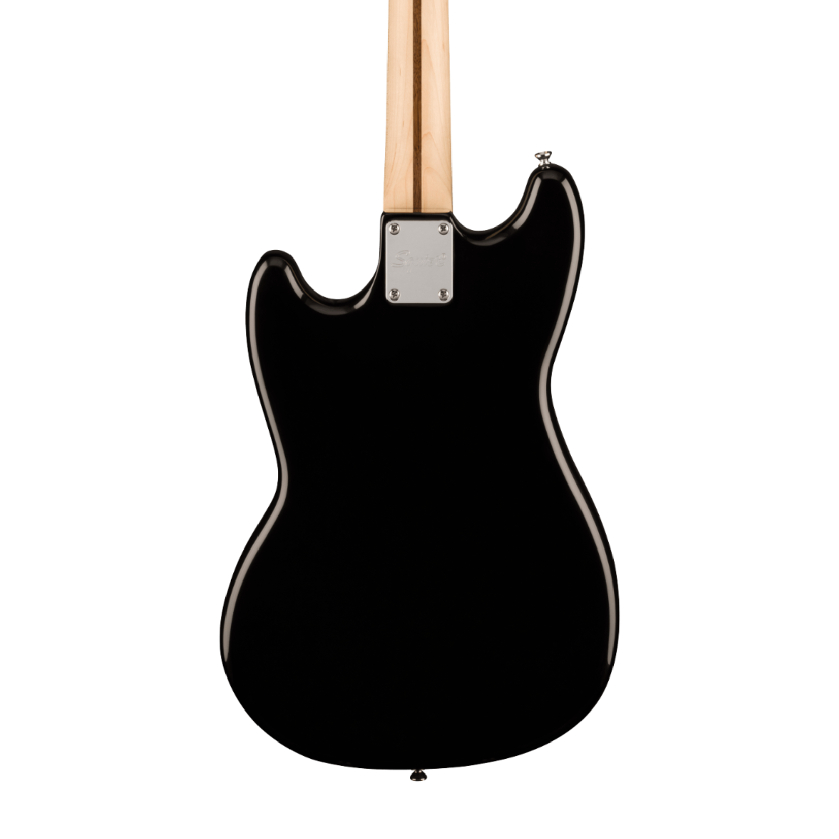 Squier Sonic Bronco Bass, Laurel Fingerboard, White Pickguard - Black