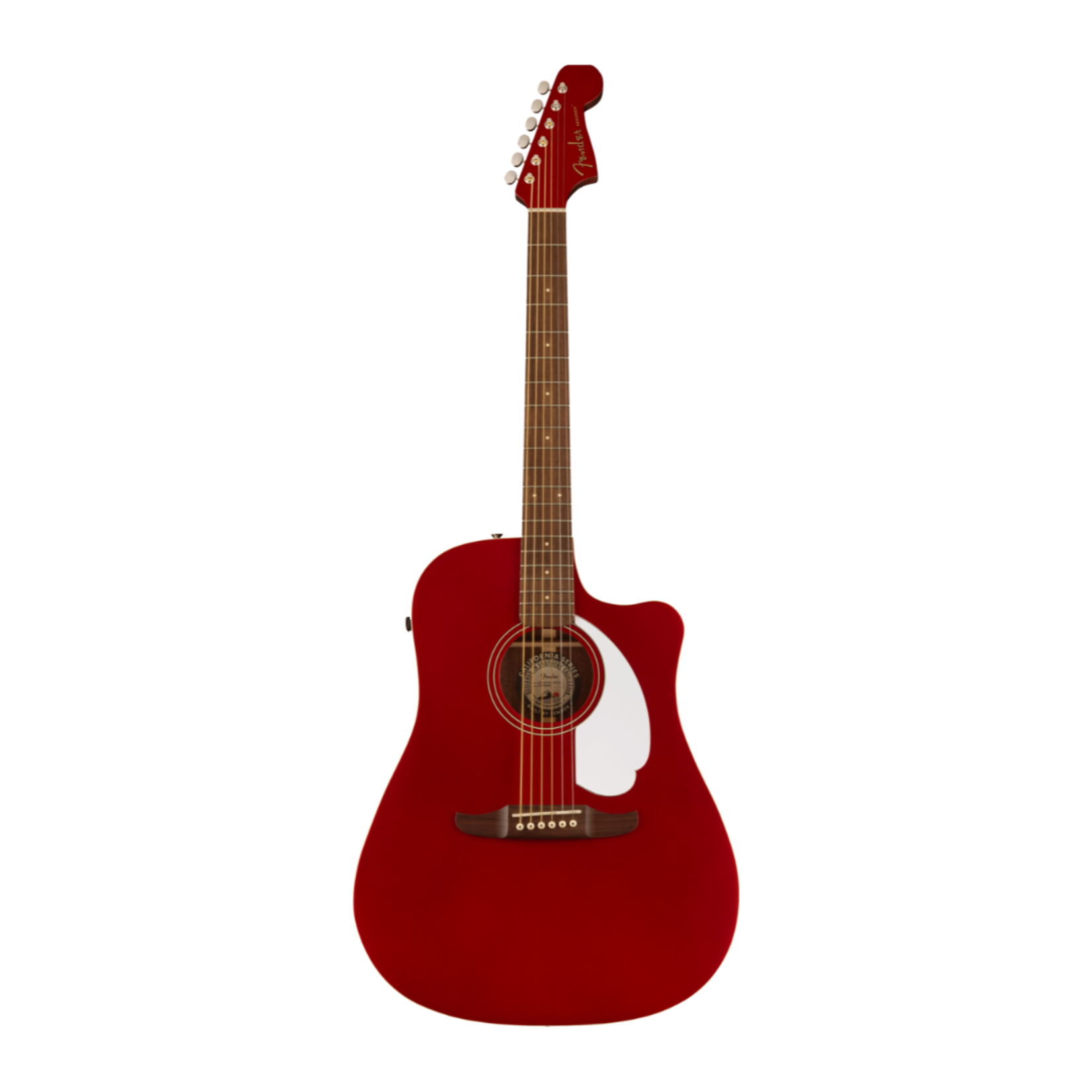 Fender Redondo Player Acoustic-Electric Guitar - Candy Apple Red