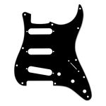 FENDER Fender Pickguard, Stratocaster S/S/S, 11-Hole Mount - B/W/B, 3-Ply