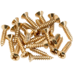 FENDER Fender Pickguard & Control Plate Mounting Screws (24) (Gold)