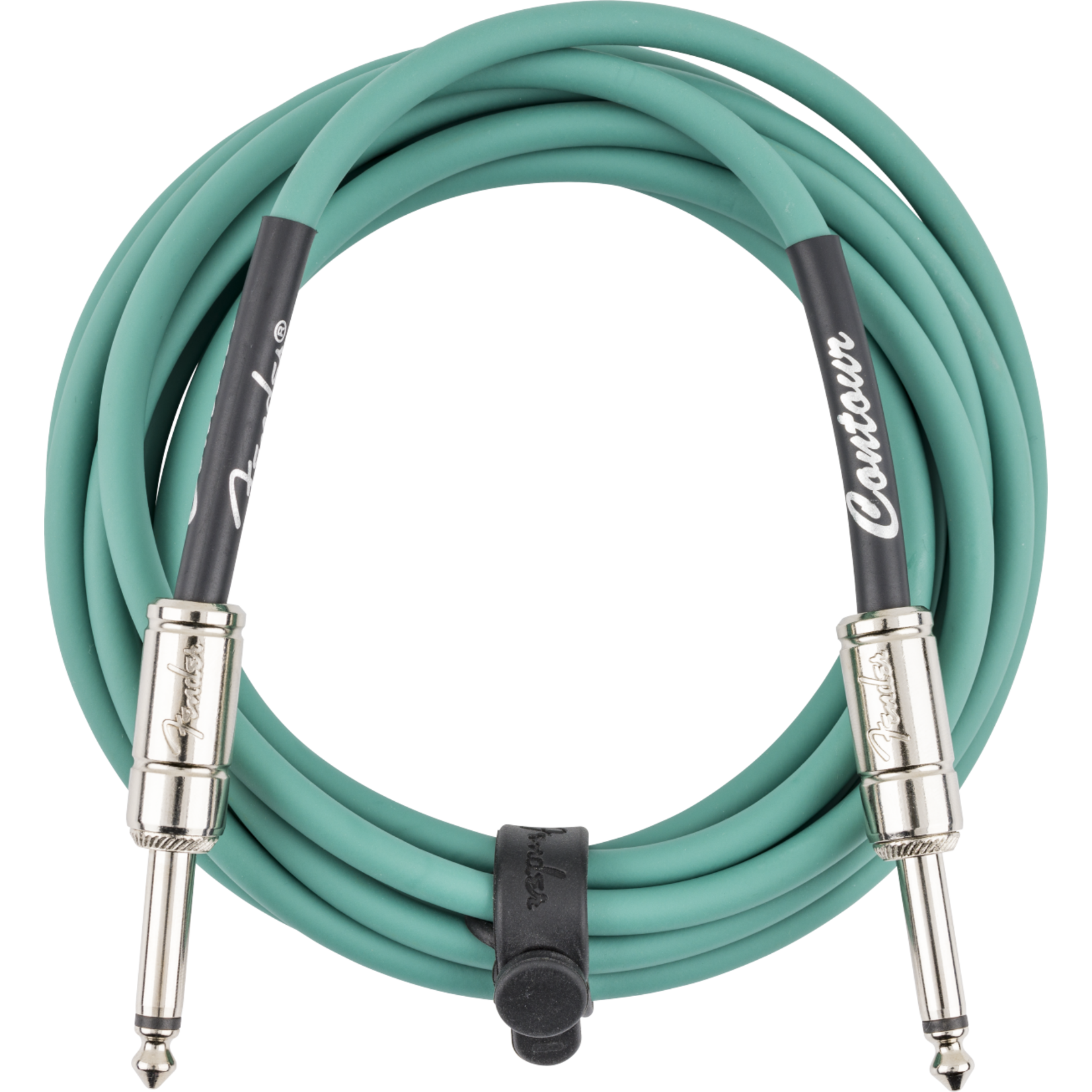 Fender Contour Instrument Cable - Sherwood Green, 10'