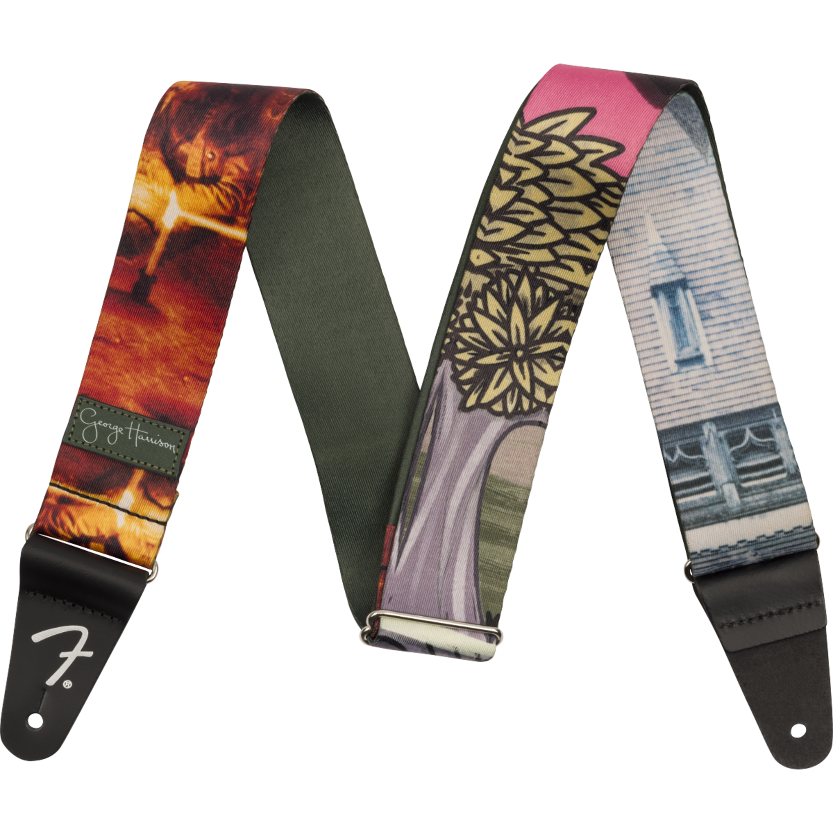 Fender George Harrison All Things Must Pass Friar Park Strap, Multi, 2"