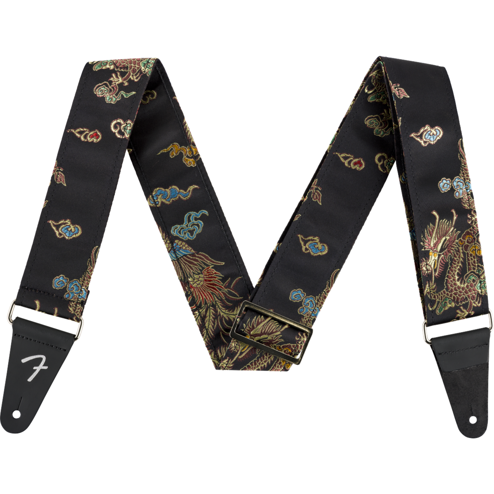 Fender Satin Dragon Strap - Black