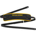 FENDER Fender x Third Man Hardware Leather Strap - Black/Yellow