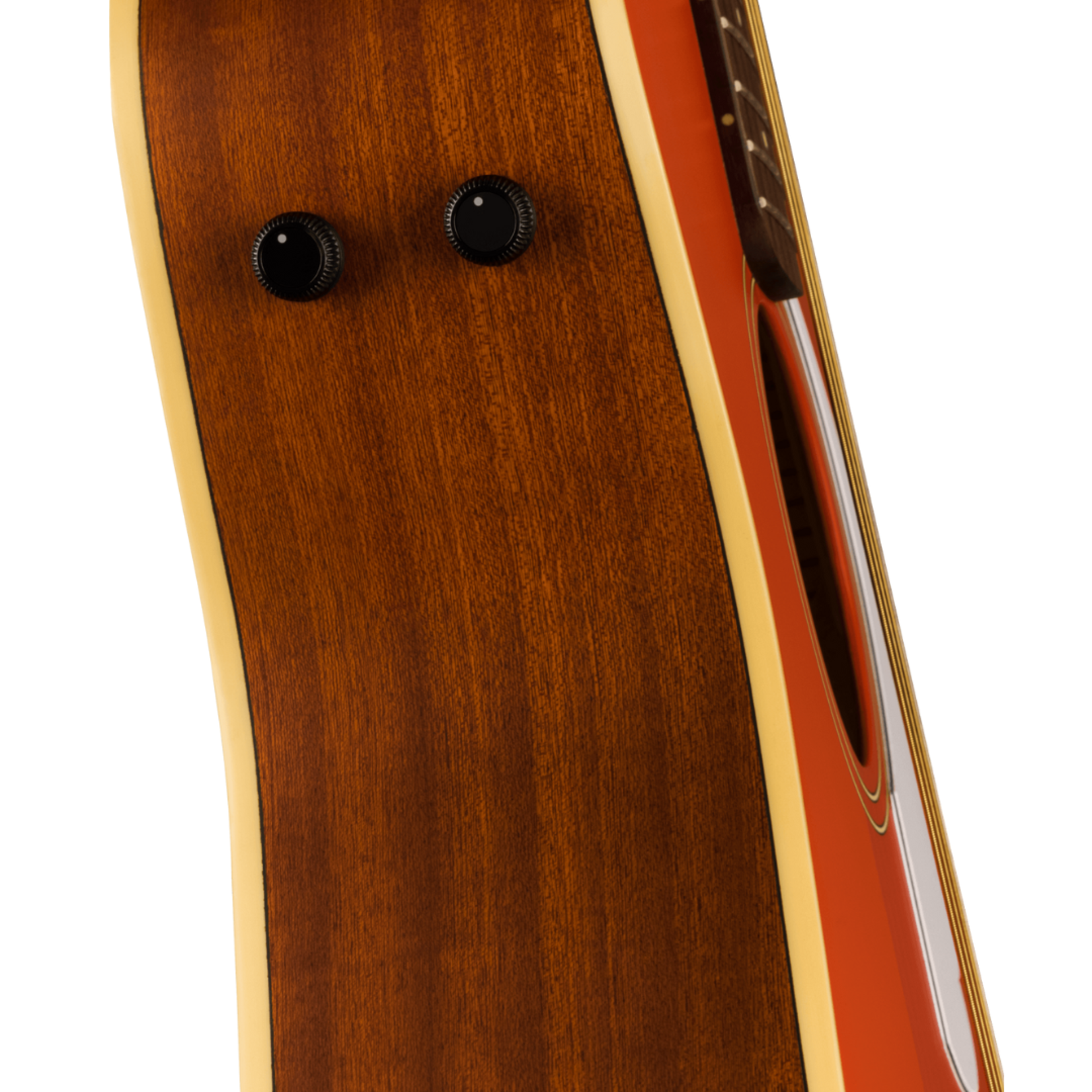 Fender Malibu Player Acoustic-Electric Guitar - Fiesta Red