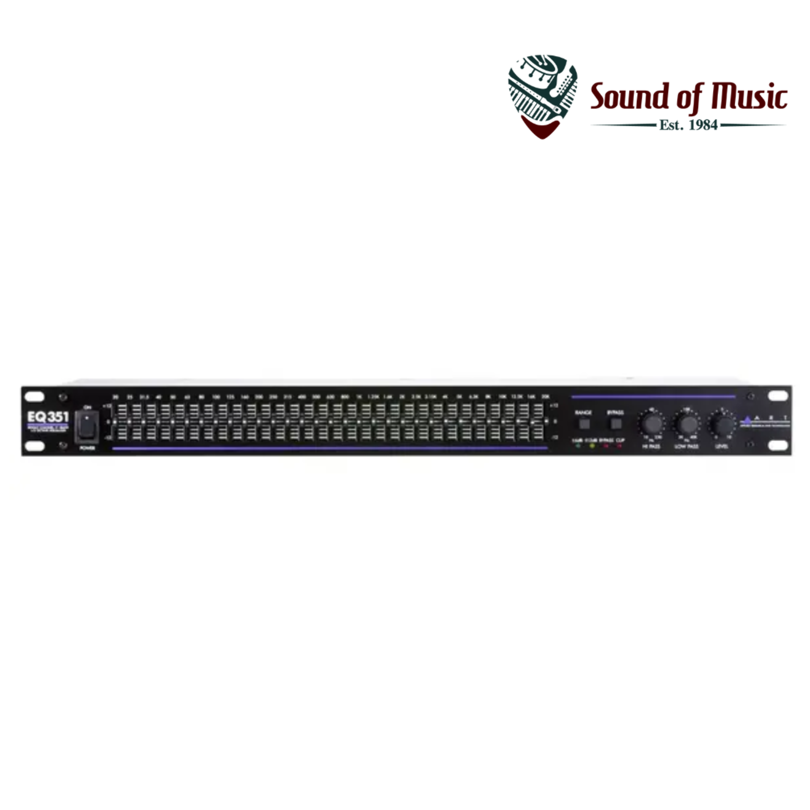 ART EQ-351 Single Channel 31-Band Graphic Equalizer