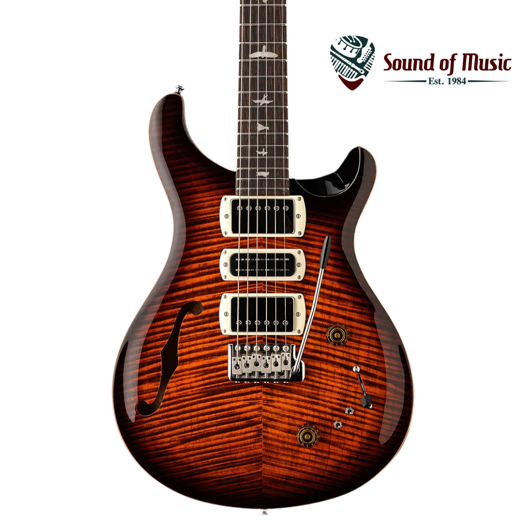 PRS SE Special Semi-Hollow Electric Guitar W/Gig Bag - Orange Tiger Smokeburst