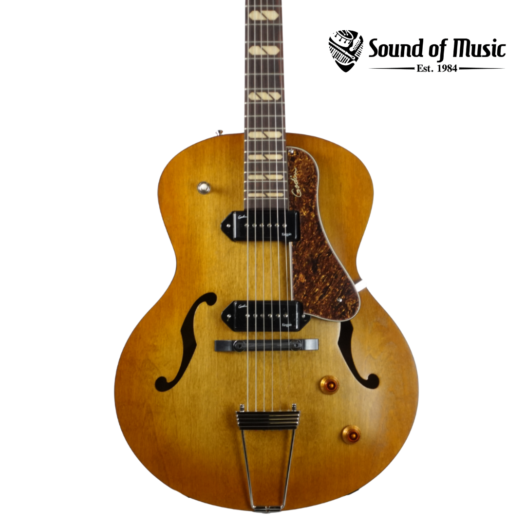 Godin 5th Avenue Jumbo P90 Hollowbody Electric Guitar - Harvest Gold