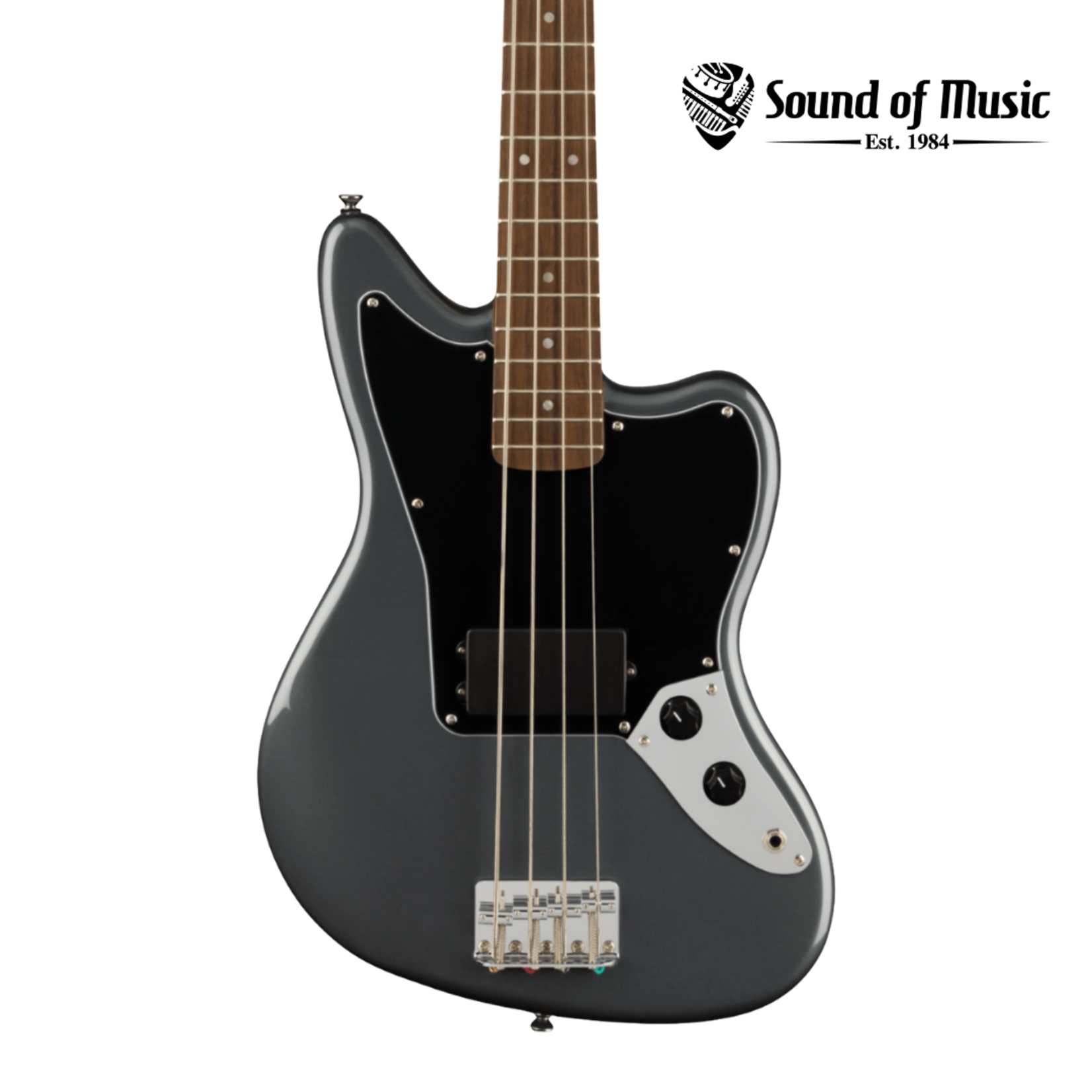 Squier Affinity Series Jaguar Bass H - Charcoal Frost Metallic