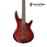 IBANEZ Ibanez Gio GSR200SM Bass Guitar - Charcoal Brown Burst