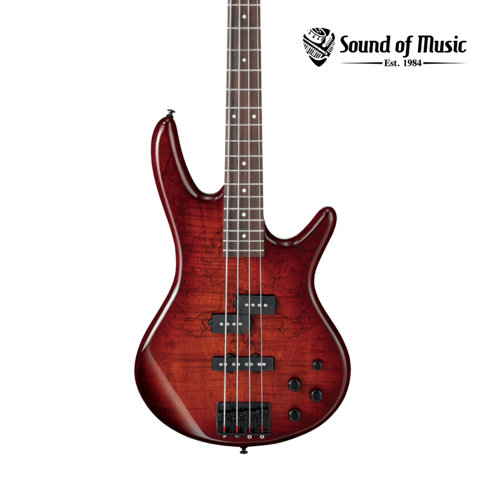 Ibanez Gio GSR200SM Bass Guitar - Charcoal Brown Burst