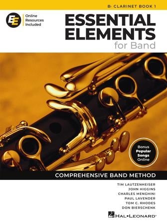 Essential Elements for Band – Bb Clarinet Book 1 with Online Resources