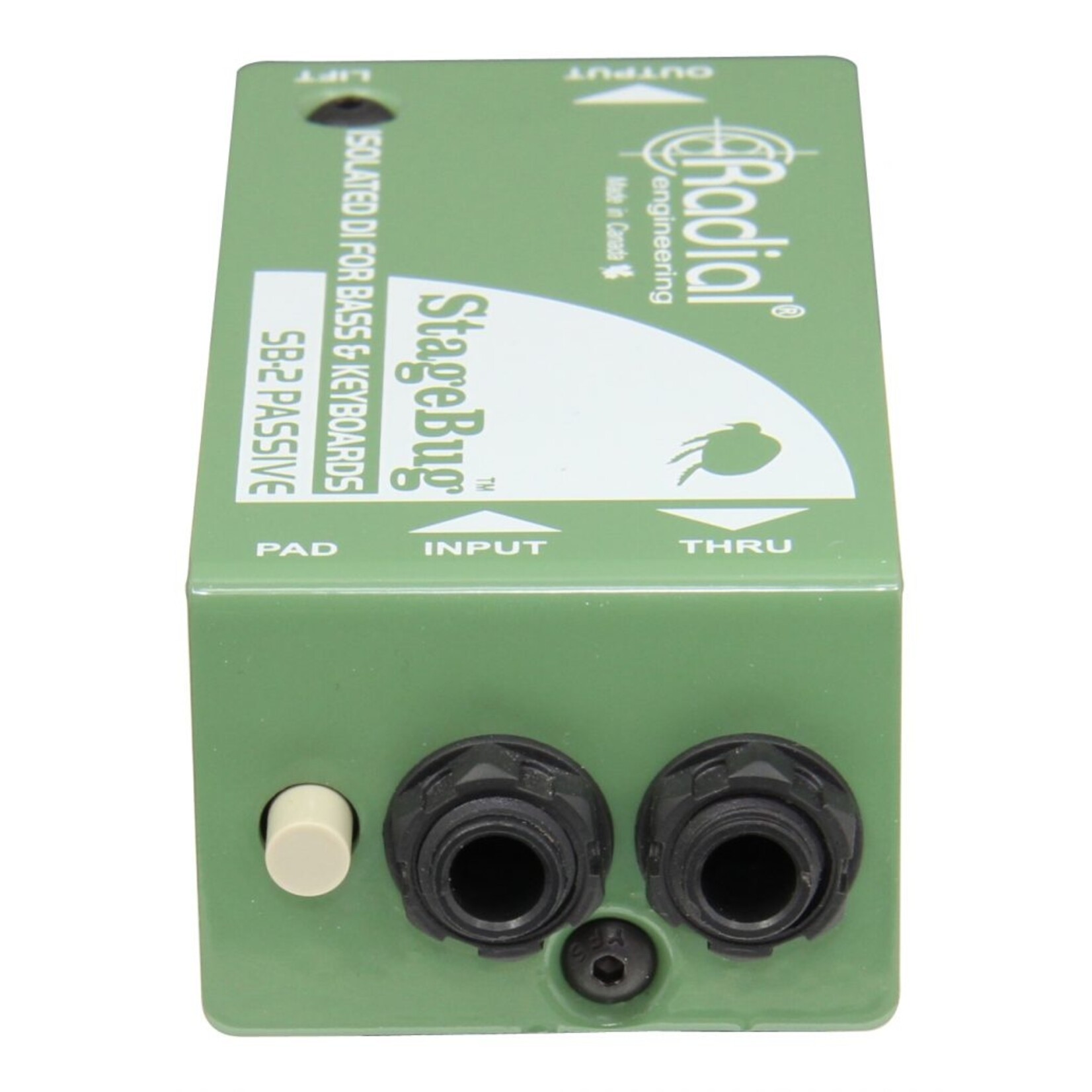 Radial StageBug SB-2 1-Channel Passive Instrument Direct Box