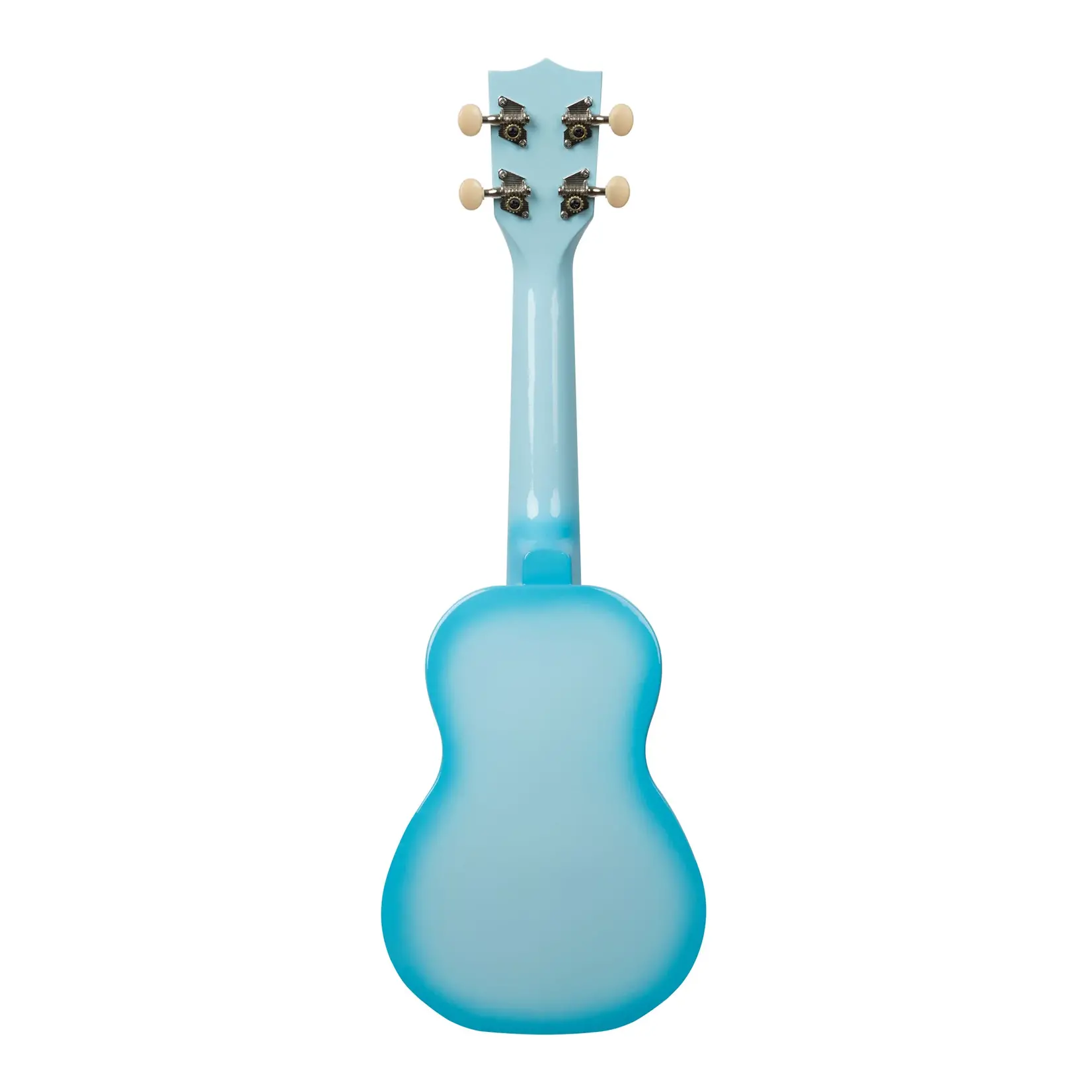 Kala Soprano Dolphin Ukulele - Light Blue Burst