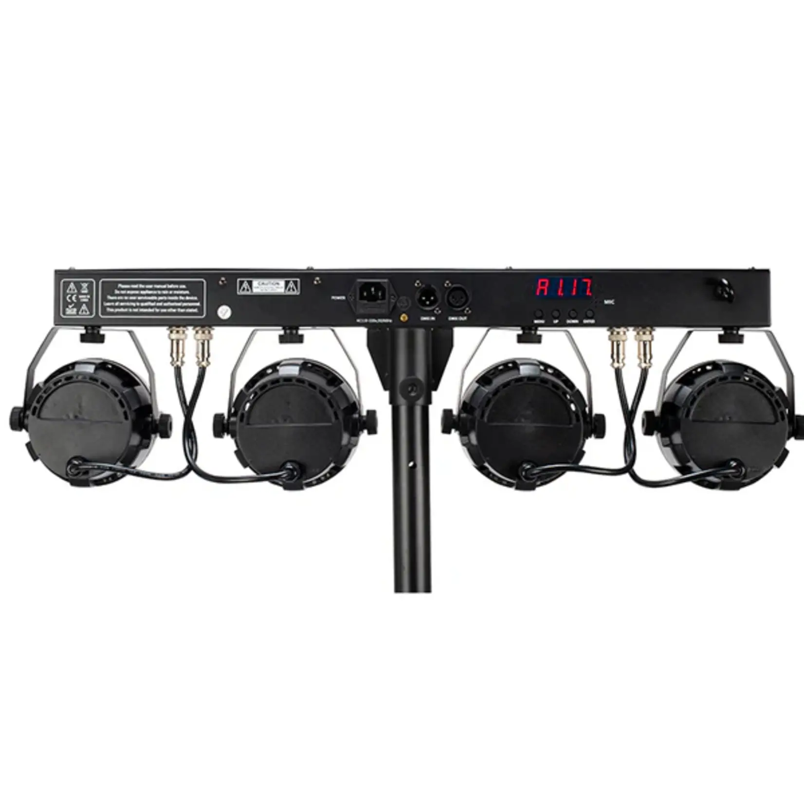 Eliminator Mini Par Bar 4x RGBW Par LED Lighting System