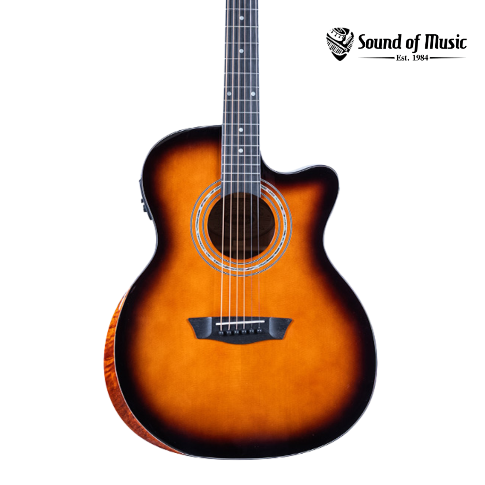 Washburn Comfort G10CE Acoustic-Electric Guitar - Sunburst