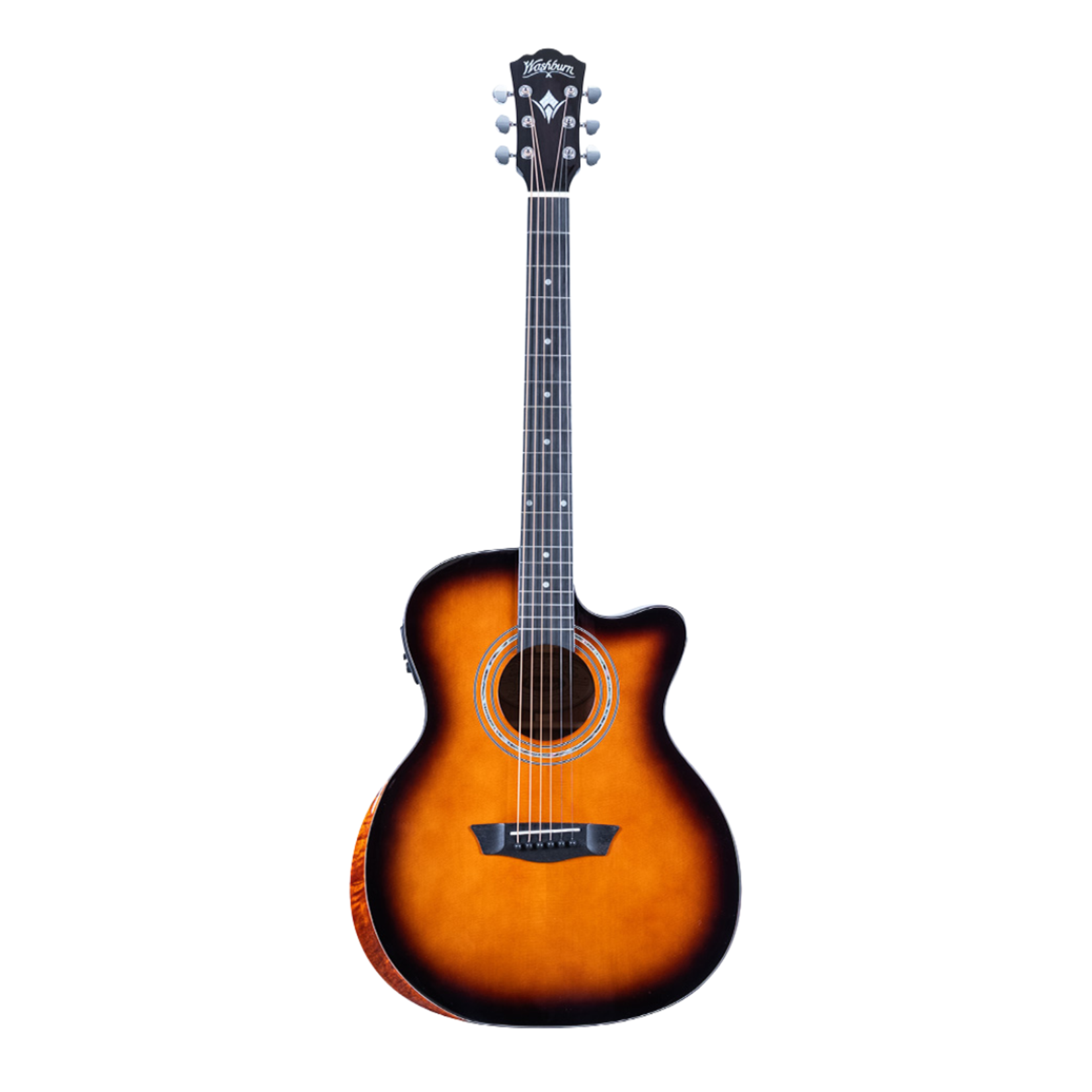 Washburn Comfort G10CE Acoustic-Electric Guitar - Sunburst